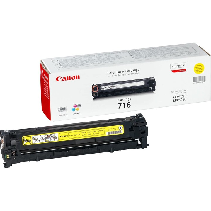 TONER CANON 716 AMARELO LBP5050 / LBP5050N 1500 PAG