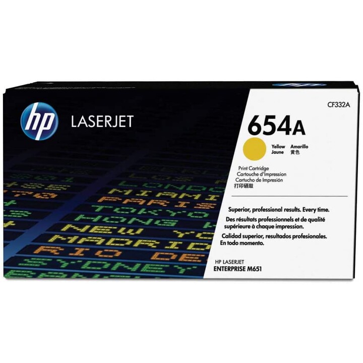 TONER HP 654A GELB MFP M651 15000 PAG
