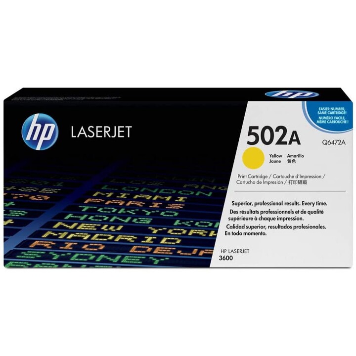 TONER HP 502A GELB 3600 4000 PAG