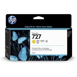 CARTUCHO HP 727 AMARELO DESIGNJET T1500 T2500 T920