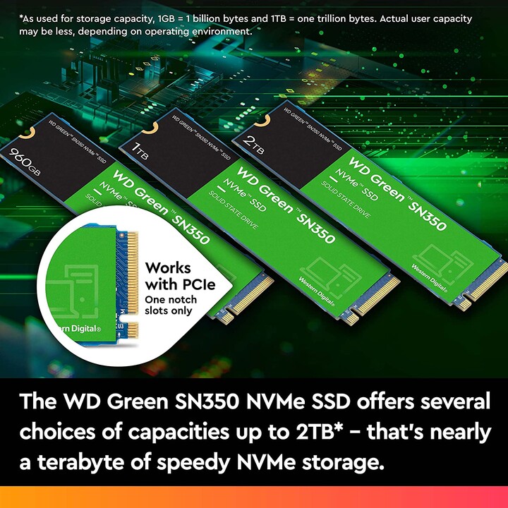 Western Digital Green SN350 M.2 480 GB PCI Express 3.0 NVMe