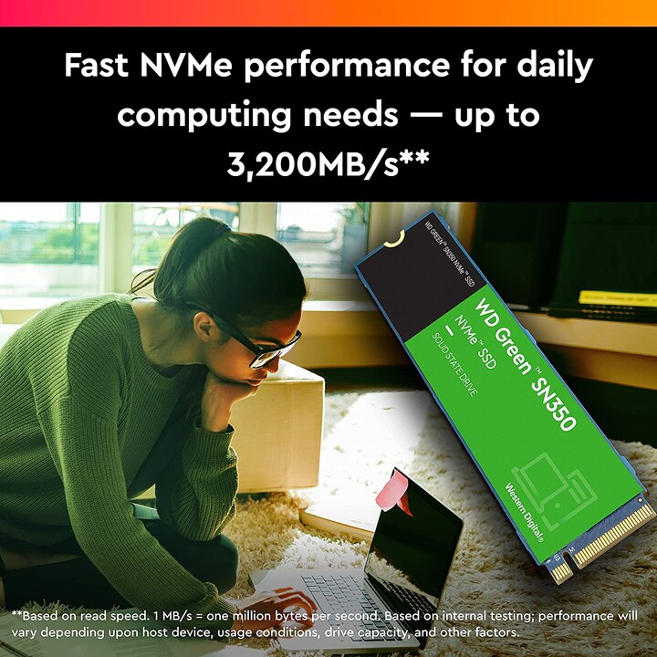 Western Digital WD Green SN350 480GB/ M.2 2280 PCIe SSD