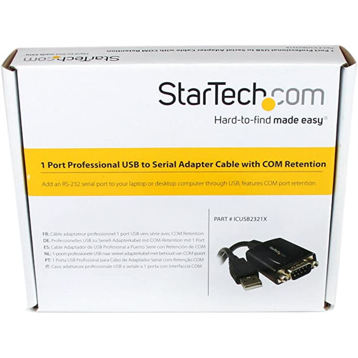 Câble Startech Usb A Série Rs232 Db9 0,3M