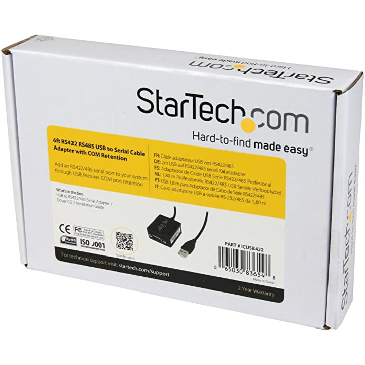 CABLE STARTECH USB A SERIE RS422/485