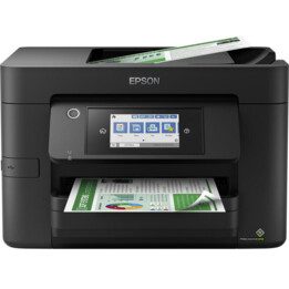 IMPRESSORA MULTIFUNCIONAL EPSON WORKFORCE PRO WF-4825DWF 36PPM DUPLEX LAN WIFI FAX ADF PRETO