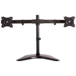 NeoMounts NM-D335DBlack Double Moniteur, 10-27 pouces, 0-8 kg / écran, noir