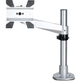 STARTECH DESKTOP MONITOR SUPPORT ARTICULATED ARM 13"-30" VESA 75 / 100 SILVER CLAMP MOUNT