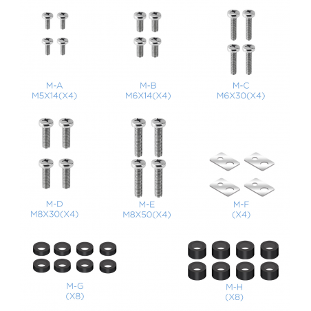 MOBILE FLOOR MONITOR SUPPORT TOOQ 37"-70" SILVER/BLACK