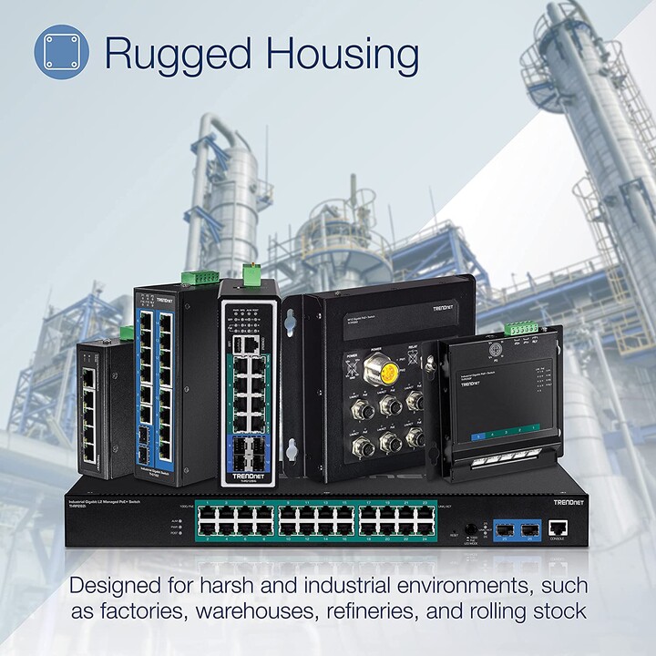 Managed Switch TRENDnet TI-PG102I 10 Ports/ RJ-45 Gigabit 10/100/1000 / PoE/ SFP