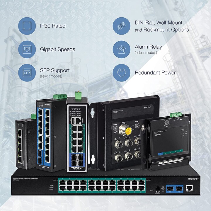 Managed Switch TRENDnet TI-PG102I 10 Ports/ RJ-45 Gigabit 10/100/1000 / PoE/ SFP