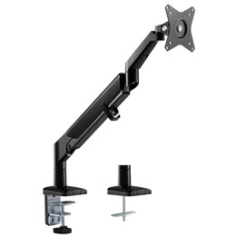 Soporte de escritorio Ergo Office negro con resorte de gas, 17"-32", 9 kg, ER-405B