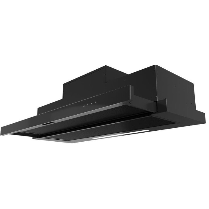 Maan Corona Bis 60 635 M3/h Black Telescopic Hood