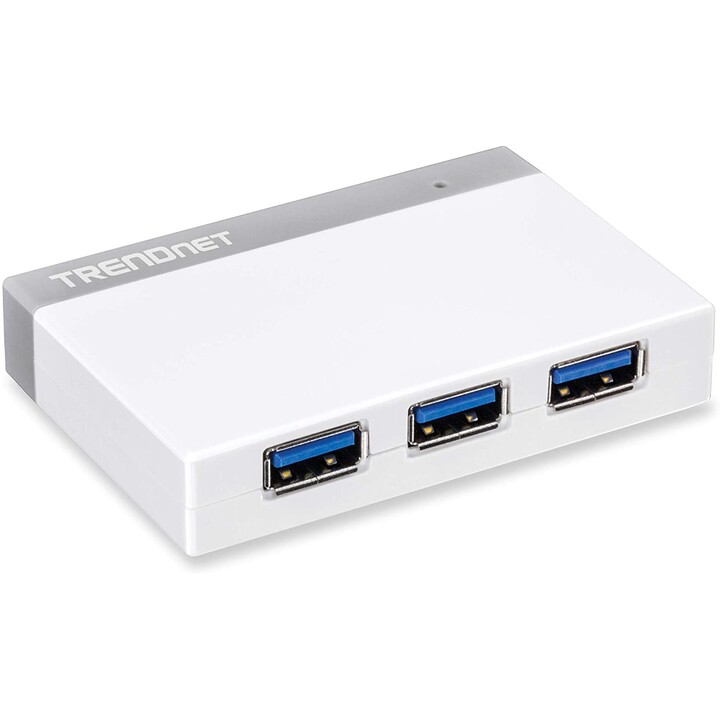 HUB TRENDNET 4 PORTE USB 3.0 ALIMENTATO BIANCO