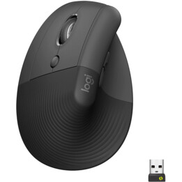 SOURIS LOGITECH ASCENSEUR SANS FIL VERTICAL GAUCHE GRAPHITE