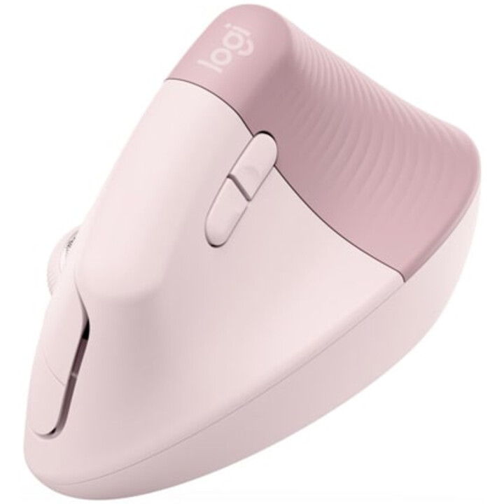 Logitech Lift ergonomische vertikale MausfürRechtshänder (kabellos, pink)
