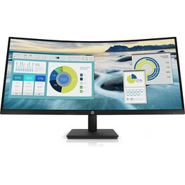 HP P34hc G4 Curved Monitor 86.36cm (34 inch) (WQHD, VA, 5ms, HDMI, Displayport, USB-C)