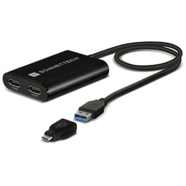 Dualer 4K 60Hz HDMI AdapterfürM1 Thunderbolt Macs *Neu