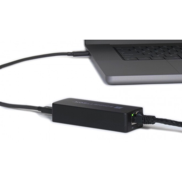 Adaptador Thunderbolt AVB - Adaptador Gigabit Ethernet compacto y profesional alimentado por bus con soporte AVB para computador