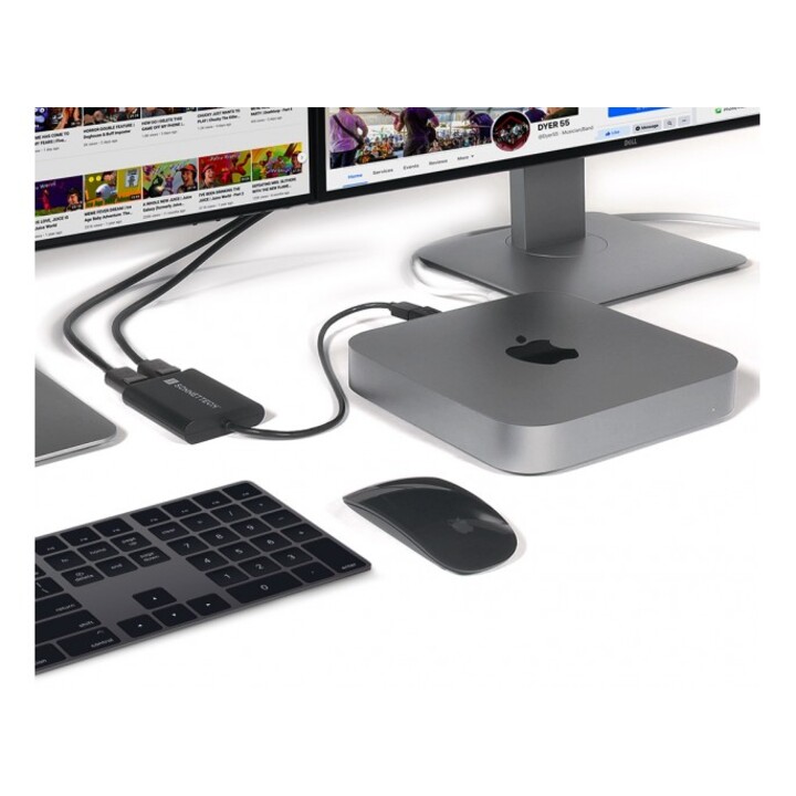 Dualer 4K 60Hz DisplayPort AdapterfürM1 Thunderbolt Macs *Neu