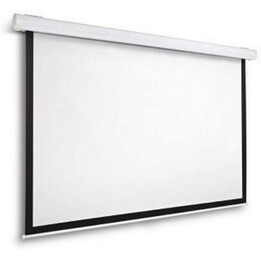 iggual PSIES200 schermo elettrico da parete 200x200 cm bianco/nero