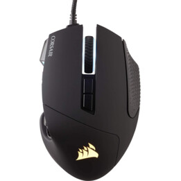 Corsair Gaming Mouse Scimitar Rgb Elite 18000Dpi 17 Buttons Usb Black