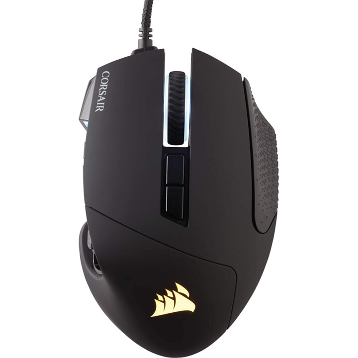 Mouse Da Gioco Corsair Scimitar Rgb Elite 18000Dpi 17 Tasti Usb Nero