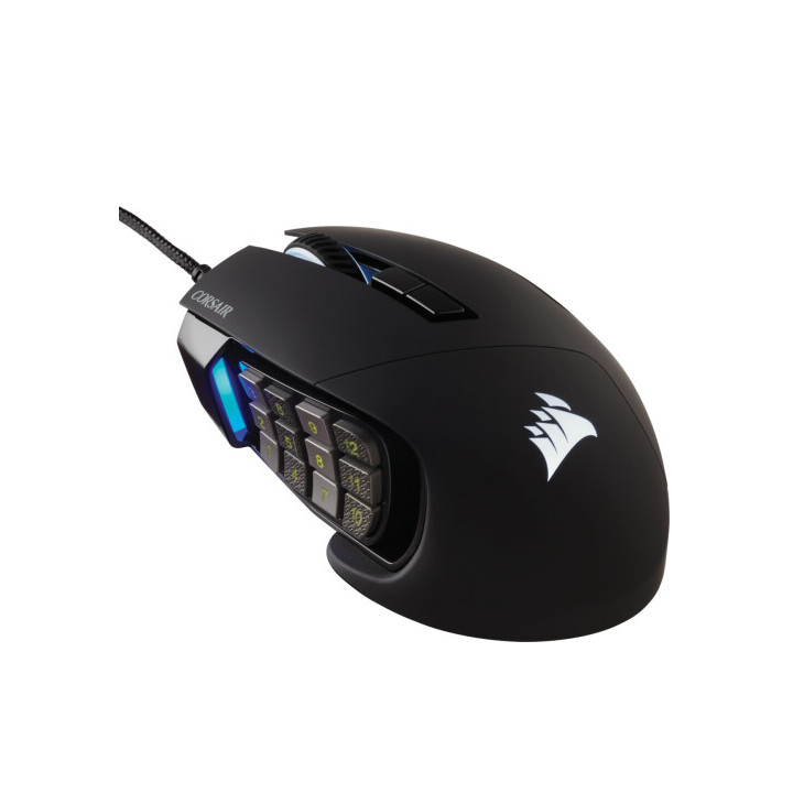 Mouse Da Gioco Corsair Scimitar Rgb Elite 18000Dpi 17 Tasti Usb Nero