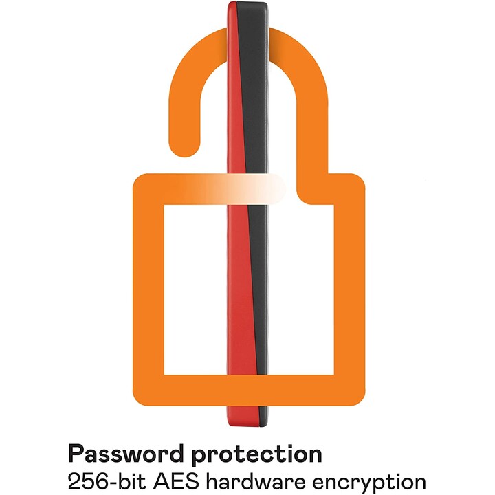 WESTERN DIGITAL MON PASSEPORT WDBPKJ0040BRD 4 To ROUGE