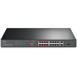 Switch TP-LINK TL-SL1218P Fast Ethernet (10/100) Power over Ethernet (PoE) Nero