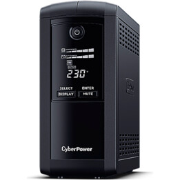 Cyberpower Line Interactive UPS VP1000ELCD / 1000VA-550W / 4 Outputs / Tower Format