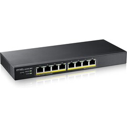 Zyxel GS1915-8EP Managed L2 Gigabit Ethernet (10/100/1000) Power over Ethernet (PoE) Schwarz