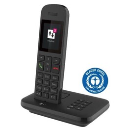 Telekom Sinus A12 com Base e Secretária Eletrônica Preta