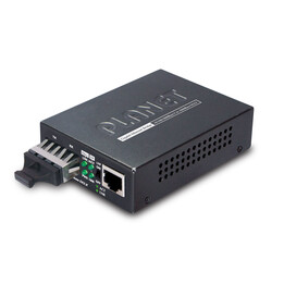 PLANET Medienkonverter, Multimode 10/100/1000Base-T zu 1000Base-SX, Inkl. Netzteil SC Buchse