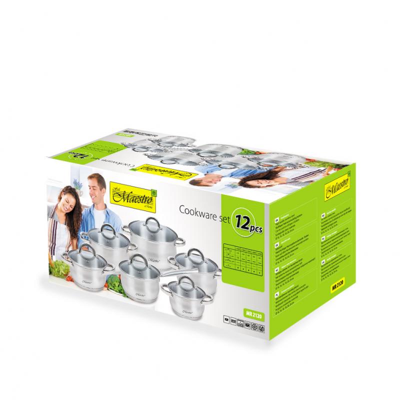 Maestro MR-2120 Un conjunto de macetas de 12 elementos. - Imagen 2