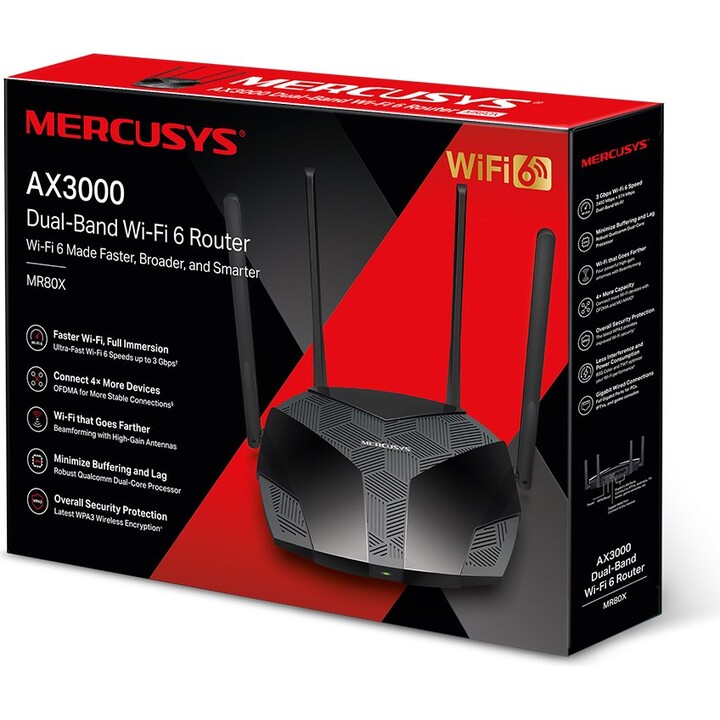 Roteador Mercusys MR80X