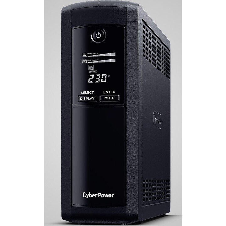 Cyberpower VP1600EILCD Line Interactive UPS/ 1600VA-960W/ 8 Outputs/ Tower Format