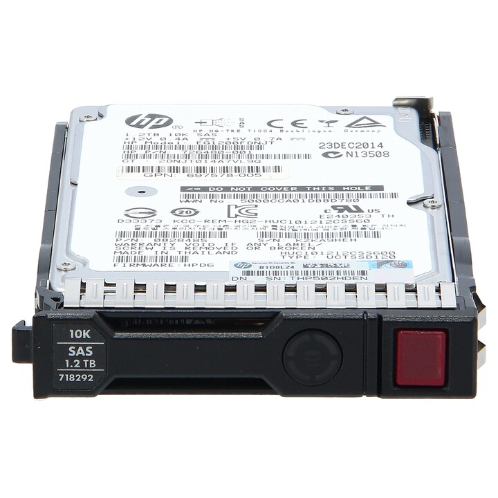 DISCO DURO HP 1.2TB SAS 2.5" HOT SWAP 10.000RPM