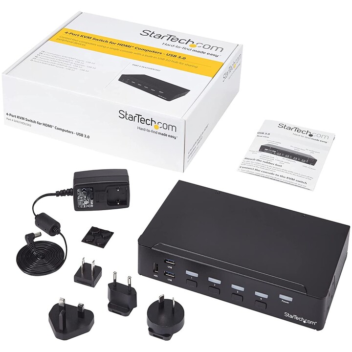 STARTECH 4X1 HDMI USB 3.0 KVM SWITCH