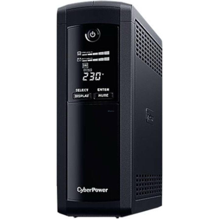 CyberPower Tracer III VP1600ELCD-FR alimentation d'énergie non interruptible Interactivité de ligne 1,6 kVA 900 W 5 sortie(s) CA