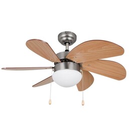 Ceiling Fan Orbegozo CP 15075 N/ 50W/ 6 Blades 80cm/ 3 speeds