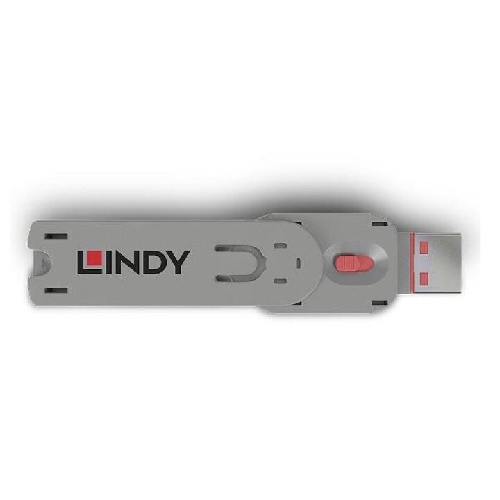 USB digita una chiave di blocco delle porte, rosa
