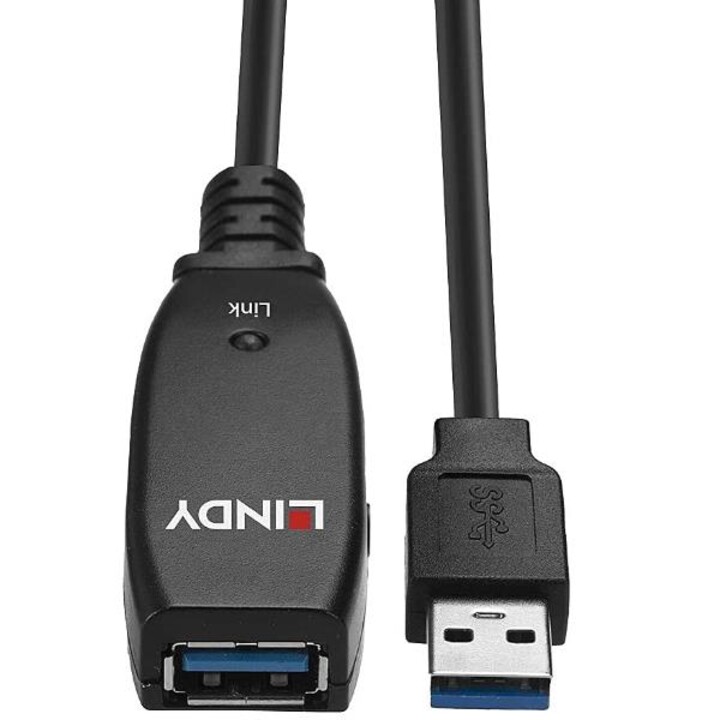 Rallonge active USB 3.0 de 15 m mince