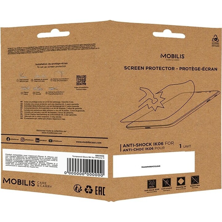Protetor de ecrã inquebrável anti-choque IK06 Acabamento transparente para Surface Go 4 / Go 3 / Go 2 / Go