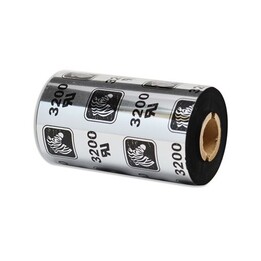 Zebra 3200 cinta de transferencia térmica cera/resina 56.9mm x 74m negra