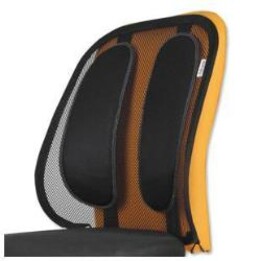 Fellowes Office Suites mesh back support with lumbar support graphite
