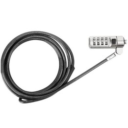 Targus DEFCON Trapezoid Serialised candado de cable con combinación negro