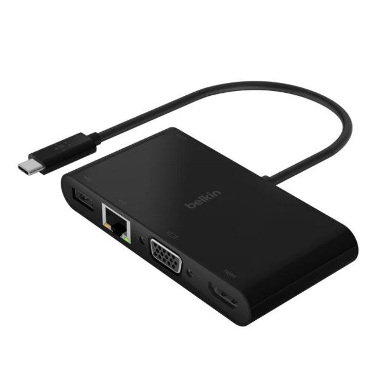 adaptador de mídia + carregamento usb-c