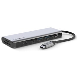 Belkin Avc009btsgy USB-C Connect 7-in-1-Multiport-Adapter