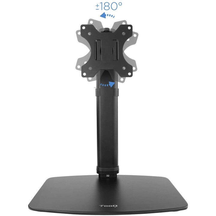 MONITOR/TV TABLE SUPPORT TOOQ DB1127TN-B 17''/27'' MAX.6KG Black 1 ARM