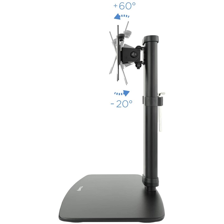 MONITOR/TV TABLE SUPPORT TOOQ DB1127TN-B 17''/27'' MAX.6KG Black 1 ARM